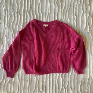 Pink sweater